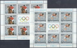 ** 1984 Nyári Olimpia, Los Angeles Kisívsor Mi 2048-2051 2 Db Stecklapon - Andere & Zonder Classificatie