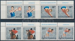 ** 1984 Nyári Olimpia, Los Angeles Sor ívsarki Párokban Mi 2048-2051 - Andere & Zonder Classificatie