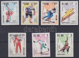 ** 1984 Szarajevói Olimpia Sor Mi 538-544 - Altri & Non Classificati