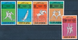 ** 1976 Olimpia Sor 5 értéke Mi 691-696 (hiányzik/missing Mi 695) - Altri & Non Classificati