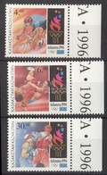 ** 1996 Nyári Olimpia: Atlanta ívszéli Sor Mi 123-125 - Other & Unclassified