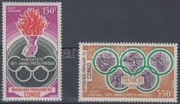 ** 1971 Müncheni Nyári Olimpia Sor Mi 312-313 - Sonstige & Ohne Zuordnung