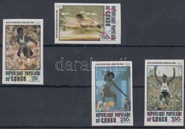 ** 1980 Moszkvai Nyári Olimpia Vágott Sor Mi 726-729 Imperforate - Sonstige & Ohne Zuordnung