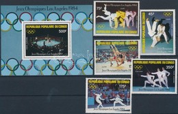 ** 1984 Los Angeles-i Olimpia Sor Mi 946-950 + Blokk 35 - Sonstige & Ohne Zuordnung