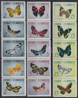 ** 1965 Lepke Sor 3 ötöscsíkban Mi 1058-1072 - Altri & Non Classificati