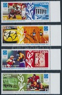 ** 2004 Nyári Olimpia ívszéli Sor Mi 4574-4577 - Autres & Non Classés