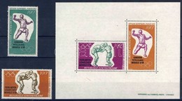 ** 1972 Müncheni Olimpia érmesei Felülnyomott Mi 289-290 + Blokk 8 - Other & Unclassified