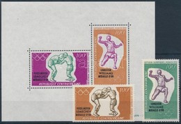 ** 1972 Nyári Olimpia Sor Mi 289-290 + Blokk 8 - Sonstige & Ohne Zuordnung