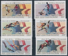 ** 1982 Los Angeles-i Olimpia Sor Mi 852-857 - Other & Unclassified