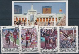 ** 1985 Nyári Olimpia, Los Angeles Sor Mi 1086-1089 + Blokk 317 - Andere & Zonder Classificatie