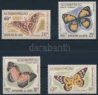 ** 1965 Lepkék Sor,
Butterflies Set
Mi 151-154 - Altri & Non Classificati