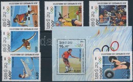 ** 1983 Nyári Olimpia Sor Mi 618-623 + Blokk Mi 92 - Andere & Zonder Classificatie