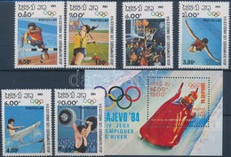 ** 1983 Nyári Olimpia Sor Mi 618-623 + Blokk Mi 92 - Sonstige & Ohne Zuordnung