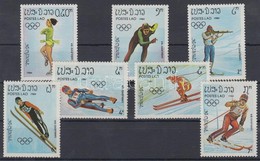 ** 1984 Téli Olimpia, Szarajevó Sor Mi 698-704 - Andere & Zonder Classificatie