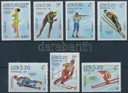 ** 1984 Téli Olimpia, Szarajevó Sor Mi 698-704 - Andere & Zonder Classificatie