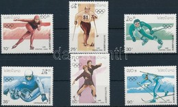 ** 1990 Téli Olimpia '92 Sor Mi 1210-1215 - Sonstige & Ohne Zuordnung