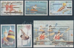 ** 1991 Nyári Olimpia Sor Mi 1245-1249 + Blokk Mi 136 - Other & Unclassified