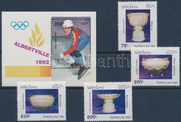 ** 1992 Olimpia Mi Blokk 141 + 1995 Ezüstedények Mi 1461-1464 - Andere & Zonder Classificatie