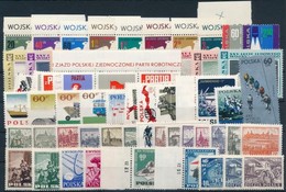 ** 1952-1971 104 Db Klf Bélyeg, Közte Teljes Sorok, összefüggések + 1 Db Blokk, 2 Dbs Tecklapon - Altri & Non Classificati