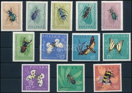 ** 1961 Rovarok Sor,
Insects Set
Mi 1277-1288 - Sonstige & Ohne Zuordnung