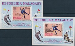 ** 1975-1976 Téli Olimpia 2 Klf Blokk Mi 9, 13 - Altri & Non Classificati