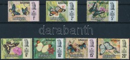 ** Kelantan 1971 Lepkék Sor Mi 97-103 I - Altri & Non Classificati