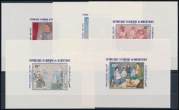 ** 1981 Picasso, Festmények Sor Vágott Blokkformában,
Picasso, Paintings Set Imperforated Blockform
Mi 721-725 - Andere & Zonder Classificatie