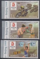 ** 2008 Nyári Olimpia, Peking ívszéli Sor Mi 608-610 - Altri & Non Classificati