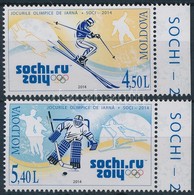 ** 2014 Téli Olimpia Sochi ívszéli Sor Mi 861-862 - Sonstige & Ohne Zuordnung