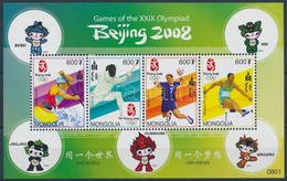 ** 2008 Nyári Olimpia, Peking Kisív Mi 3707-3710 - Altri & Non Classificati