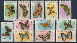 * 1967 Lepkék Sor Mi 1434-1445 - Andere & Zonder Classificatie