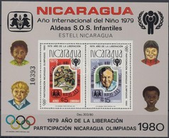 ** 1980 Nemzetközi Gyermekév és Olimpia Blokk (apró Törés A Felső Sarkon) Mi 110 A - Altri & Non Classificati