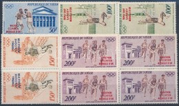 ** 1972 Nyári Olimpia Aranyérmesei; München Sor Négyestömbökben Mi 348-351 - Andere & Zonder Classificatie