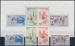 ** 1972 Nyári Olimpia, München Sor Mi 331-334 + Blokk Mi 8 - Sonstige & Ohne Zuordnung