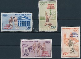 ** 1972 Olimpiai Aranyérmesek Sor Felülnyomással Mi 348-351 - Autres & Non Classés