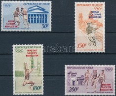 ** 1972 Olimpiai Aranyérmesek Sor Felülnyomással Mi 348-351 - Autres & Non Classés