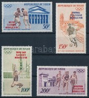 ** 1972 Olimpiai Aranyérmesek Sor Felülnyomással Mi 348-351 - Altri & Non Classificati