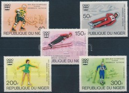 ** 1976 Nyári Olimpia, Innsbruck Sor Mi 506-510 - Sonstige & Ohne Zuordnung