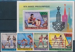 ** 1979 Olimpia Sor Mi 673-676 + Blokk 24 - Andere & Zonder Classificatie