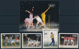 ** 1983 Nyári Olimpia, Los Angeles Sor Mi 846-849 + Blokk 40 - Andere & Zonder Classificatie