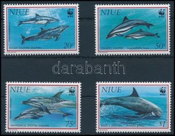 ** 1993 WWF Delfinek Sor,
WWF Dolphins Set
Mi 822-825 - Andere & Zonder Classificatie