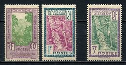 OCEANIE 1929 TAXE N° 14 15 Et 17 * Neufs MH Trace Charnière TB TTB C 10,60 € Canal De Fataoua Maori - Timbres-taxe