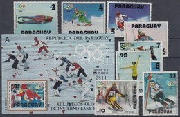 ** 1979 Téli Olimpia, Lake Placid Sor Mi 3197-3206 Blokk 340 - Altri & Non Classificati