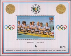 ** 1989 Olimpiai Aranyérmesek Blokk 'A' Mi 455 - Altri & Non Classificati