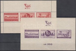 ** 1944 Posta és Vasút Blokksor Mi 22-23 - Autres & Non Classés