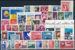 ** 1948-1964 44 Db Klf Bélyeg, Közte Teljes Sorok, összefüggések, ívszéli értékek Stecklapon - Autres & Non Classés