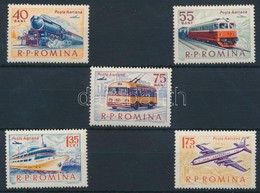 ** 1963 Közlekedési Eszközök Sor Mi 2161-2165 - Altri & Non Classificati