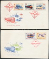 1963 Tömegközlekedési Járművek Sor Mi 2161-2165 2 Db FDC - Otros & Sin Clasificación