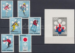 ** 1971 Téli Olimpia Sor Mi 2984-2989 + Vágott Blokk 91 - Andere & Zonder Classificatie