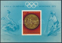 ** 1972 Nyári Olimpia, München Vágott Blokk Mi 101 - Andere & Zonder Classificatie